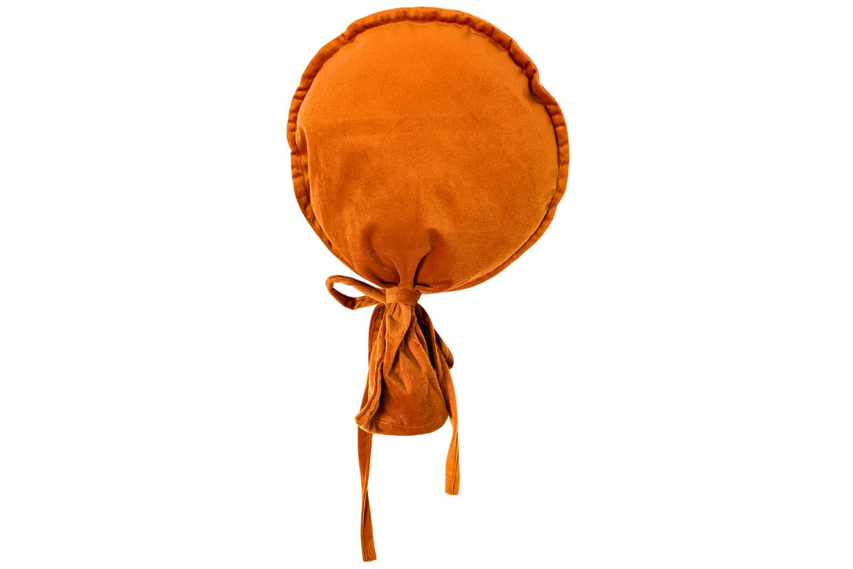 Balloon Shaped Nursery Wall Decor, Soft Fabric Cushion, Decorative Plush Pillow with Bow for Children's Room